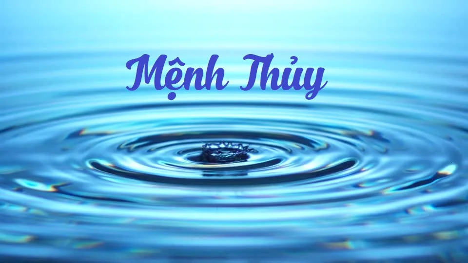 mệnh Thủy hợp màu nào