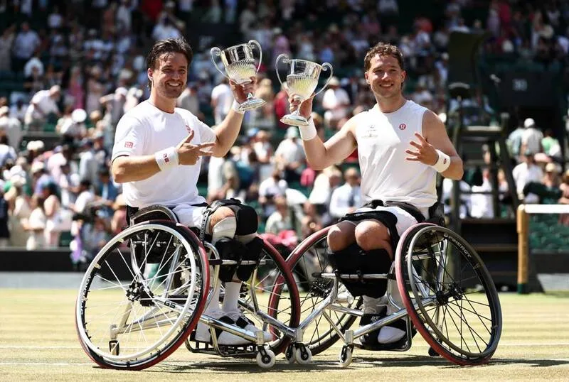 Alfie Hewett và Gordon Reid tiếp tục khẳng định sự ăn ý bằng một danh hiệu đôi nam Wimbledon khác.