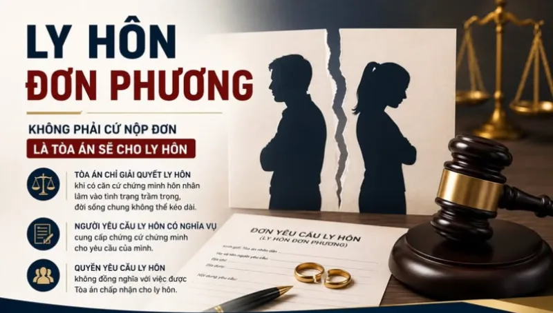 Tòa án xem xét yêu cầu ly hôn dựa trên mức độ mâu thuẫn, hành vi vi phạm và khả năng duy trì đời sống chung