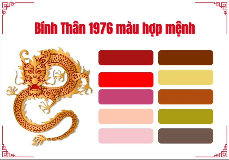 Nhóm màu hành Hỏa được xem là tương sinh với người mệnh Thổ theo quan niệm phong thủy.