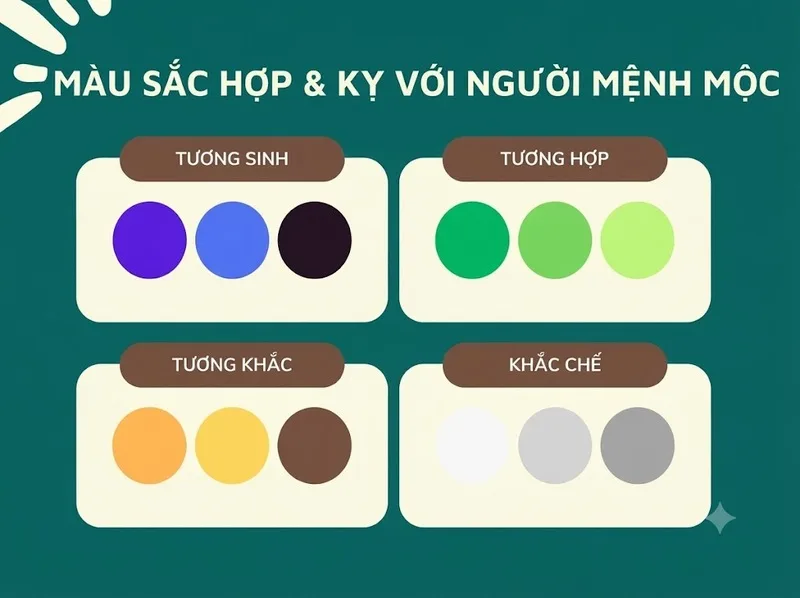 Người Quý Mùi 2003 thường tham khảo các màu thuộc hành Mộc và Thủy như xanh lá, xanh dương, đen trong phong thủy.